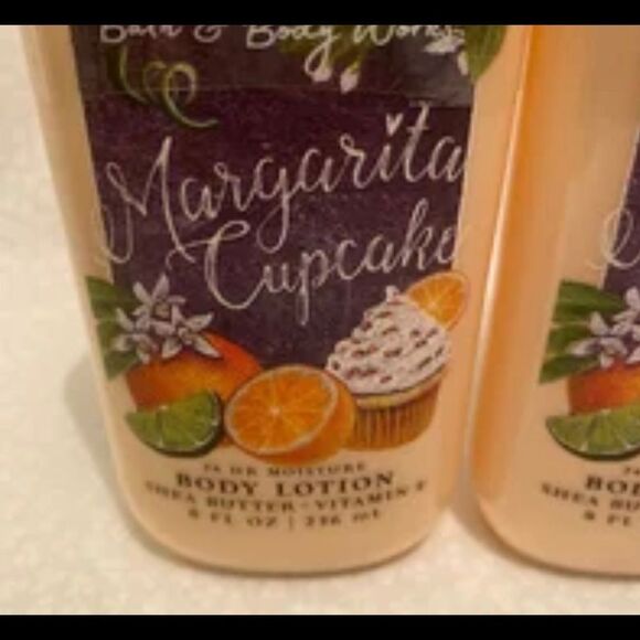 Bath and Body Works Margarita Cupcake Lotion.  8 fl Oz.  Each. Price is for 3. - Picture 2 of 3